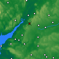 Nearby Forecast Locations - Stroud - mapa