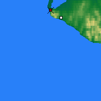 Nearby Forecast Locations - Wales - mapa