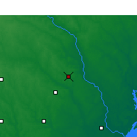 Nearby Forecast Locations - Sylvania - mapa