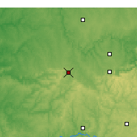 Nearby Forecast Locations - Danville - mapa