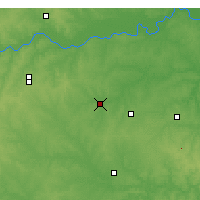 Nearby Forecast Locations - Warrensburg - mapa