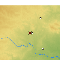 Nearby Forecast Locations - Altus - mapa