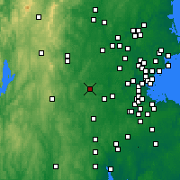 Nearby Forecast Locations - Marlborough - mapa