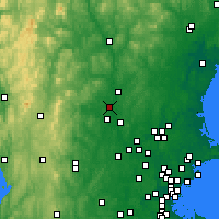 Nearby Forecast Locations - Merrimack - mapa