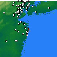 Nearby Forecast Locations - Long Branch - mapa