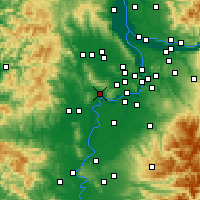 Nearby Forecast Locations - Newberg - mapa