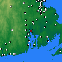 Nearby Forecast Locations - East Providence - mapa