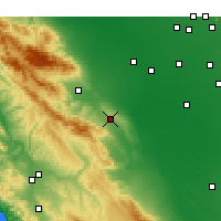 Nearby Forecast Locations - Avenal - mapa