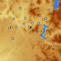 Nearby Forecast Locations - Greenacres - mapa