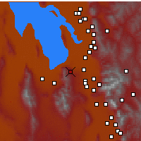 Nearby Forecast Locations - Magna - mapa