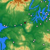 Nearby Forecast Locations - McCleary - mapa