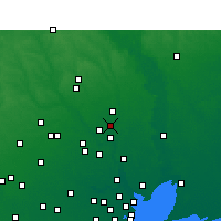 Nearby Forecast Locations - New Caney - mapa