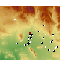 Nearby Forecast Locations - Sun City West - mapa