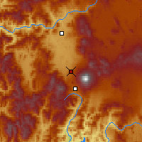 Nearby Forecast Locations - Weed - mapa