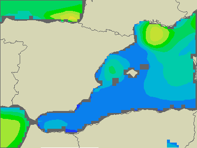 Baleary - wysokości fali morskiej - wto., 31.05. 08:00 CEST