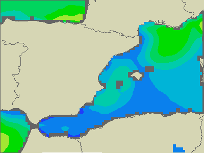 Baleary - wysokości fali morskiej - wto., 31.05. 14:00 CEST