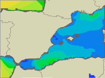 Baleary - wysokości fali morskiej - so., 02.07. 20:00 CEST