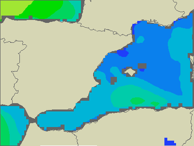 Baleary - wysokości fali morskiej - so., 30.07. 02:00 CEST