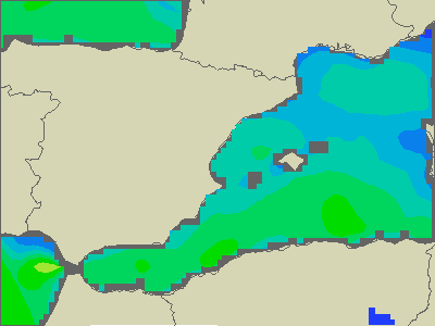 Baleary - wysokości fali morskiej - pt., 26.08. 20:00 CEST