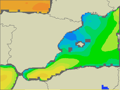 Baleary - wysokości fali morskiej - pt., 30.06. 02:00 CEST