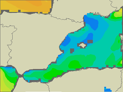 Baleary - wysokości fali morskiej - pt., 30.06. 20:00 CEST