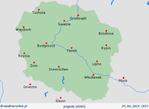 przegląd  Polska mapy prognostyczne