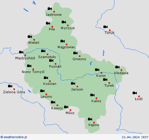 webcam  Polska mapy prognostyczne