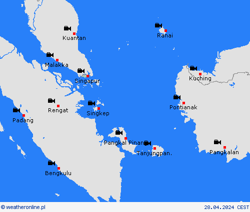 webcam Singapur Azja mapy prognostyczne