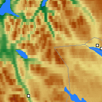Nearby Forecast Locations - Kvesmenes-Ryeng - mapa