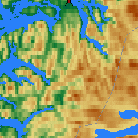 Nearby Forecast Locations - Drag - mapa