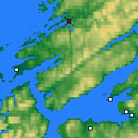 Nearby Forecast Locations - Åfjord - mapa