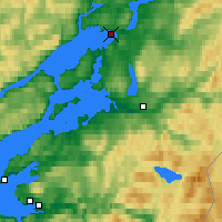 Nearby Forecast Locations - Steinkjer - mapa