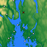 Nearby Forecast Locations - Ås - mapa