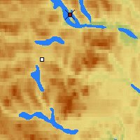 Nearby Forecast Locations - Saxnas - mapa