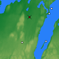 Nearby Forecast Locations - Skövde - mapa