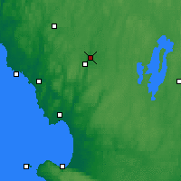 Nearby Forecast Locations - Torup - mapa
