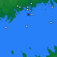 Nearby Forecast Locations - Töölö - mapa