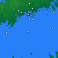 Nearby Forecast Locations - Helsinki - mapa