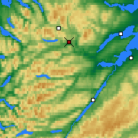 Nearby Forecast Locations - Highlands - mapa