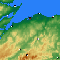 Nearby Forecast Locations - Elgin - mapa