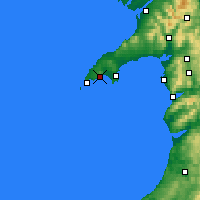 Nearby Forecast Locations - Llŷn - mapa