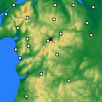 Nearby Forecast Locations - Bala - mapa