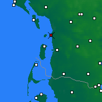 Nearby Forecast Locations - Vester Vedsted - mapa
