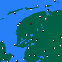 Nearby Forecast Locations - Leeuwarden - mapa