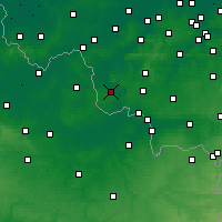 Nearby Forecast Locations - Tournai - mapa