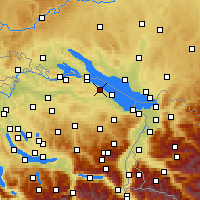 Nearby Forecast Locations - Güttingen - mapa