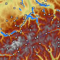 Nearby Forecast Locations - Engelberg - mapa