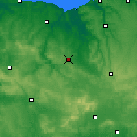 Nearby Forecast Locations - Falaise - mapa