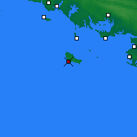Nearby Forecast Locations - Le Talut - mapa