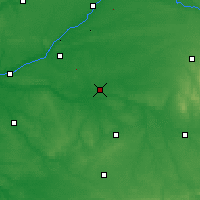 Nearby Forecast Locations - Romorantin-Lanthenay - mapa